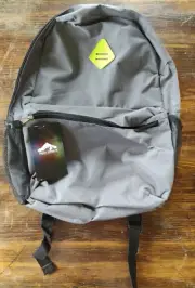 New - High Trails 19" Backpack Bookbag Black & Gray 2 mesh side pockets