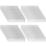 Holders Adhesive Shelf Tag 1.2 X 4.3 Inch Clear Shelf Tag Card Pockets1795