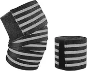 Fitness Knee Sleeve,Elastic Running Knee Pads - Flexible Weightlifting Wraps, Sports Knee Sleeve for Weightlifting, Powerlifting, Leg Press, And Cross Training