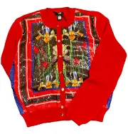 Roberto Cavalli Class Sequin Embellished Cardigan Jacket Pullover