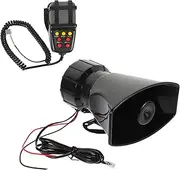 Anneome 1Set Car Alarm Horn Tone Loudspeaker Remote Control Truck Horn for Enhanced Vehicle Security Improved Sound Diffusion with Mouth Design Easy Installation