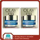 2 X Olay Eyes Hyaluronic 24 Vitamin B5 Eye Gel 15ml (Brand New)