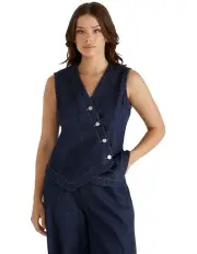 [Sass] Myla Vest in Blue