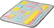 VERDANVERSE Educational Plaything Sniffing Pad for Small Pets Plush Food Hiding Mat Bunny Feeding Mat Easy to Clean