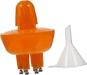 Baluue 1 Set Applicator Eye Dropper Droppers Dying Hair Bottle Empty Bottle for Dying Hair Orange