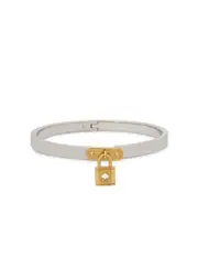 Kate Spade New York Lock And Spade Gold-plated Bracelet - Silver One Size