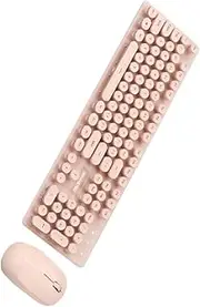 Holibanna 1Set Simple Wireless Keyboard Mouse Ergonomic Quiet Design Low Noise Keycap Compact Receiver for Use