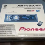 PIONEER CAR AUDIO STEREO CD BLUETOOTH AUX DEH-P6800MP EQ OEL DOLPHINS Brand New