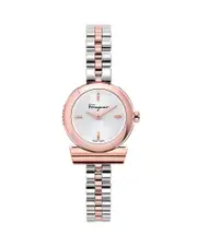 Ferragamo Gancino Two Tone Stainless Steel Watch, 22.5mm