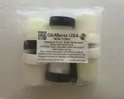 Glow in the Dark Water Base Art Craft Acrylic Paint Set Free Black Light Keyring