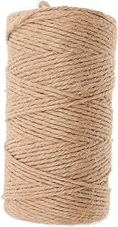 DOITOOL Jute Twine Rope 1 Roll Heavy Duty Twine for Crafts Decorations DIY Jute Cord