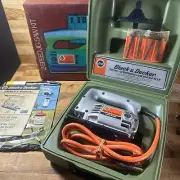 Vintage Black & Decker 7518 2-Speed Jig Saw Kit 7517 Jigsaw Blades, Case, Guide