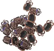 [HAWILLOSCH] 20pcs Beetle Charms Bulk Jewelry Making Supplies Necklace Pendant for Diy Crafts