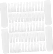 Healeved 100Pcs Empty Tubes with Caps Durable Lipstick Storage Containers for DIY Cosmetics Easy Push Wheel Mechanism for Quick Application