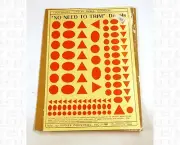 Virnex HO Decals Circle Oval Triangle Logo Shapes Orange 1985