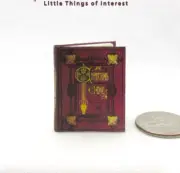 ILLUMINATED CHRISTMAS STORY 1:12 Scale Miniature Readable Illustrated Book