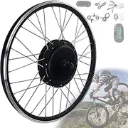 Electric Bike Conversion kit E-Bike Conversion Kit for 20" 24" 26" 27.5" 28" 29" 700C Rear Wheel E-Bike Hub Motor Kit ，with LCD Display & Intelligent Controller，PAS Brake Lever(48V1000W,700C)