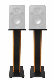 (2) Rockville 28" 2-Tone Studio Monitor Speaker Stands For Alesis M1 Active MK3