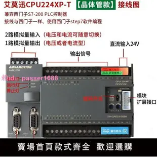 兼容西門子plc s7-200 cpu224xp 帶模擬量 控制器 工控板 國產PLC