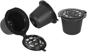 3Pcs/Set Reusable Coffee Capsule with Spoon and Brush Set of 3 Coffee Filters for Nespreso Brewing