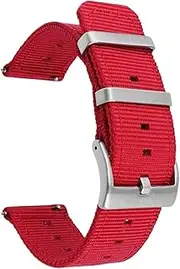 [TQTYFPVQT] Quick Release Nylon Canvas Woven Watch Strap 18mm20mm22mm24mm Unisex Watch Strap