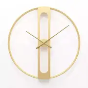 Wall Clock Minimalist design decor metal gold 60cm
