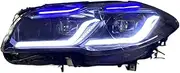 Compatible For BMW F10 Headlights 2011-2017 F18 LED Headlight 520i 525i 530i 535i F11 Projector Lens DRL Accessories Head Lamp(2011-2013)