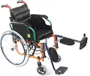 Kids Pediatric Wheelchair Wheelchair for Children's Fracture and Injury Rehabilitation, Aluminum Alloy Lightweight Folding Leg Lift Small Trolley (Size : C)