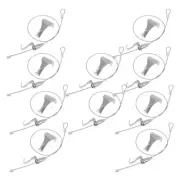 Picture Frame Wire Hooks Kit 10 Sets Adjustable for Easy Hanging