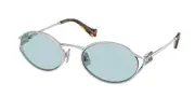 Miu Miu MU52YS 1BC20R Women’s Sunglasses Silver Size 54