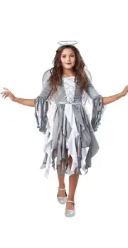 Seasons Kid's Classic Fallen Angel Costume Girls 10-12
