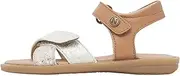 Naturino WEEKO-Sandalen aus Leder und Veloursleder-Cognac