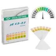Lacquer Paper pH Test Strips 100 Pack with Color Palette for Easy Comparison