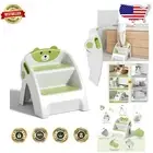 CPC Certified Folding Kids Step Stool – Safe A-Frame Design for Potty Training