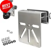 Stainless Steel Gutter Mount for Eufy Solocam S340, Solar Camera, No Drill
