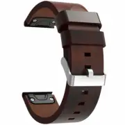 Genuine Leather Watch Bracelet Band Strap For Garmin Fenix 5 Forerunner 935 f