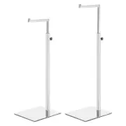 2pcs Purse Display Stand Adjustable Handbag Rack Stainless Steel Hook Holder