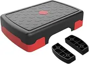 Aerobic Stepper for Cardio and Strength Training with Balance Board