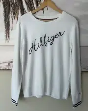 TOMMY HILFIGER Long Sleeve Yara Knit Jumper Sweater Size M $160 BNWT