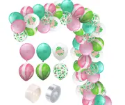 60PCS Hawaii Color Balloon Combination Set Suitable for Birthday Wedding Party Decoration-4