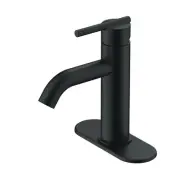 Gerber D225458 Parma 1.2 GPM 1 Hole Bathroom Faucet - Black