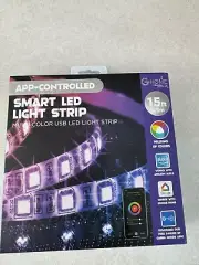 GHome App Connected Smart LED Multi-Color Light Strip 15 FT Google Home Alexa