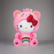 Care Bears Hello Kitty Dressed As Cheer Bear 9”Plush BNWT