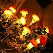 Fairy Mushroom Led String Light - LED Aesthetic Garden Lights - Wedding Indoor Bedroom Dormitory Courtyard Fence Decoration