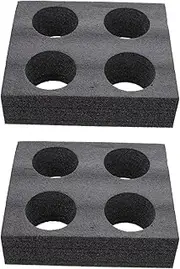 Drink Carriers 2Pcs Coffee Cup Trays Coffee Packing Trays Milk Tea Fixing Cup Holders Multi- Hole Takeout Drink Cup Trays- 4 Holes Cup