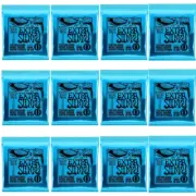 12 SETS Ernie Ball EXTRA SLINKY Nickel Wound 8-38 Electric Guitar Strings 2225