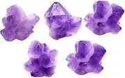 BESTYASH Natural Amethyst Specimen Block for Desk Decoration Unique Irregular Amethyst Crystal for Home and Office Multi Use Decorative
