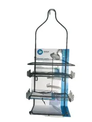 I Design Adjustable Metal Shower Caddy-Non Rust Bathroom Organizer