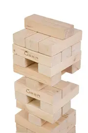 Giant Tumble Tower - Pine. 85cm - 150cm+