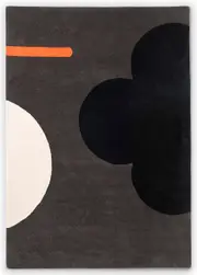 Orla Kiely Geo Flower Graphite Indoor Rug